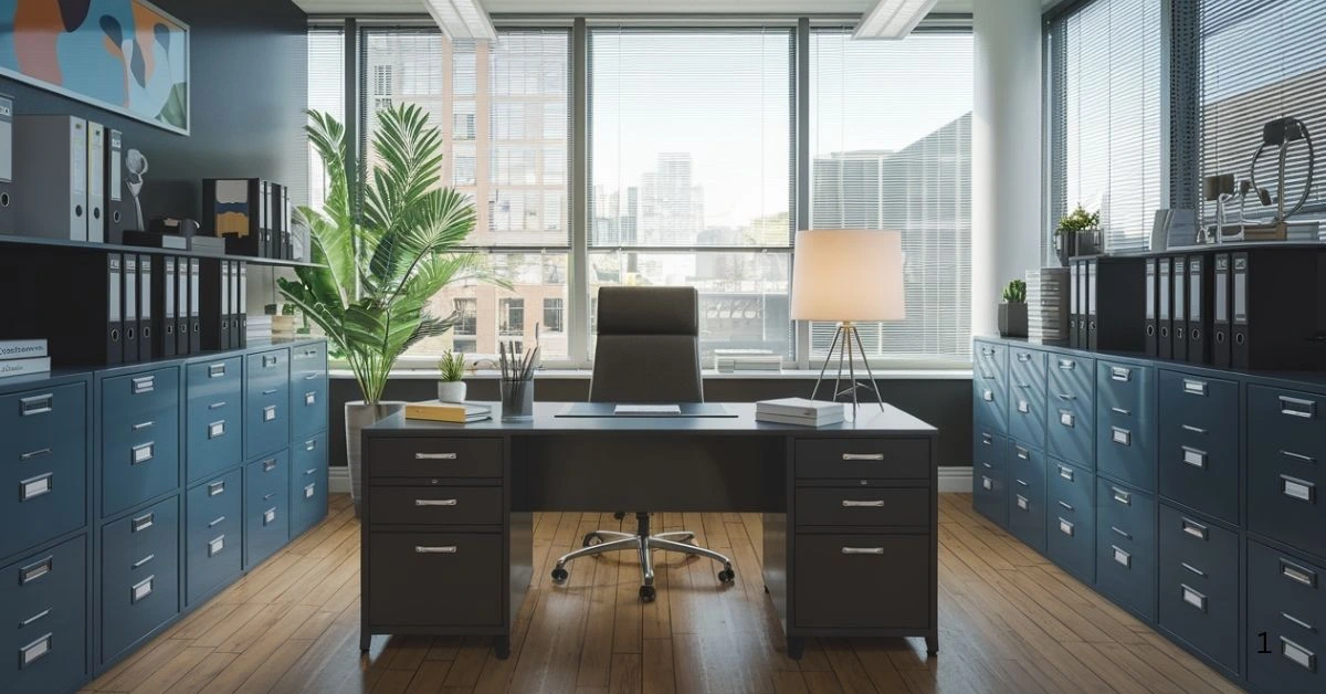 abiotic factor stuck in office blocked by filing cabinet